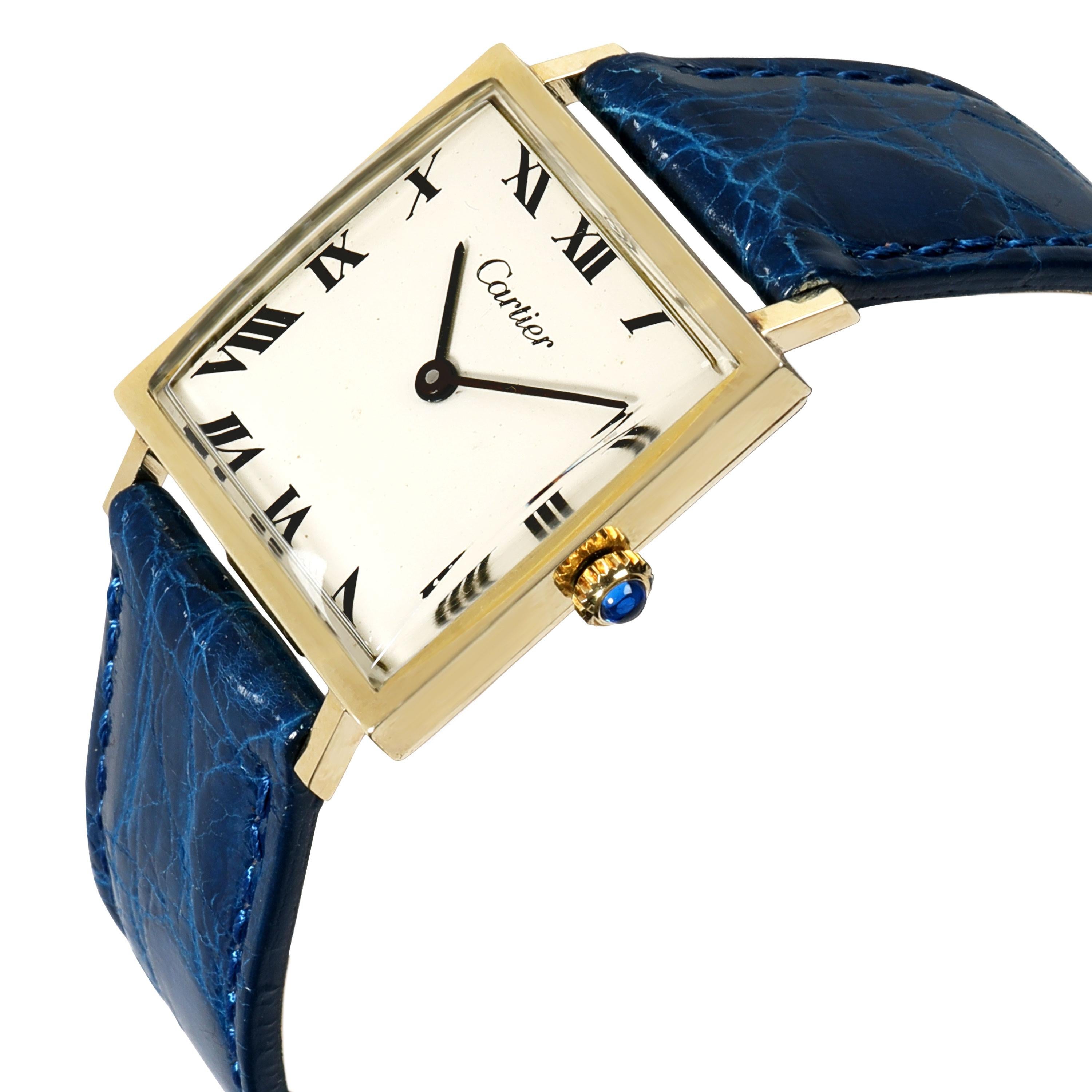 Cartier Dress 870 Women's Watch in 14kt Yellow Gold In Excellent Condition In New York, NY