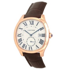 Cartier Drive de Cartier 18 Karat Rose Gold Automatic Men's Watch WGNM0003
