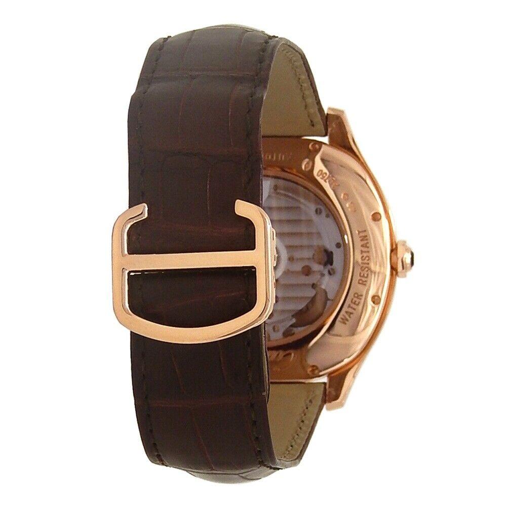 Cartier Drive de Cartier 18 Karat Rose Gold Automatic Men's Watch WGNM0003 For Sale 1