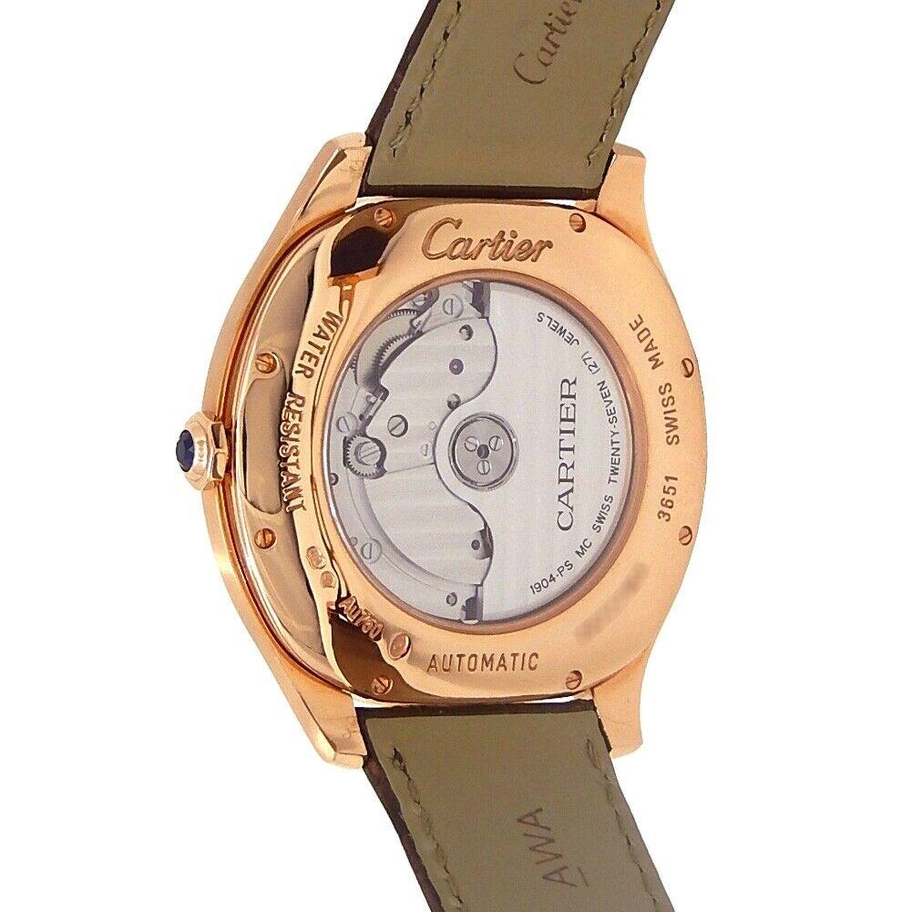 Cartier Drive de Cartier 18 Karat Rose Gold Automatic Men's Watch WGNM0003 For Sale 2