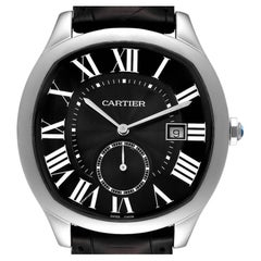 Cartier Drive de Cartier Black Dial Steel Mens Watch WSNM0009