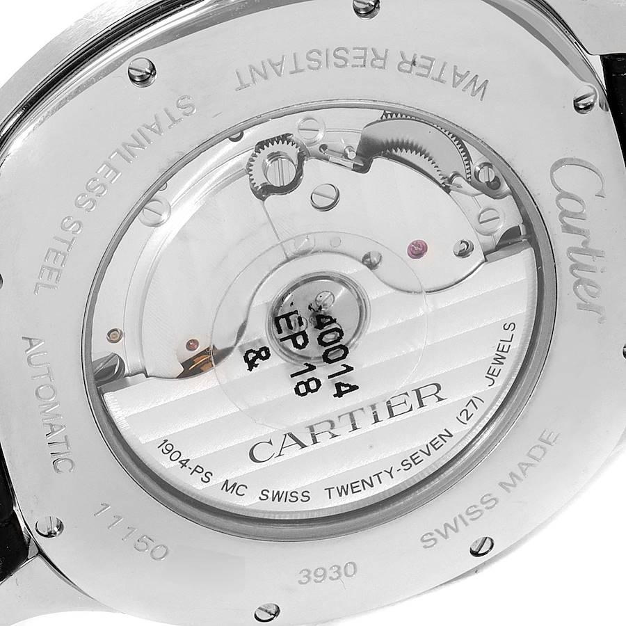 Cartier Drive de Cartier Black Dial Steel Mens Watch WSNM0009 Unworn In Excellent Condition For Sale In Atlanta, GA