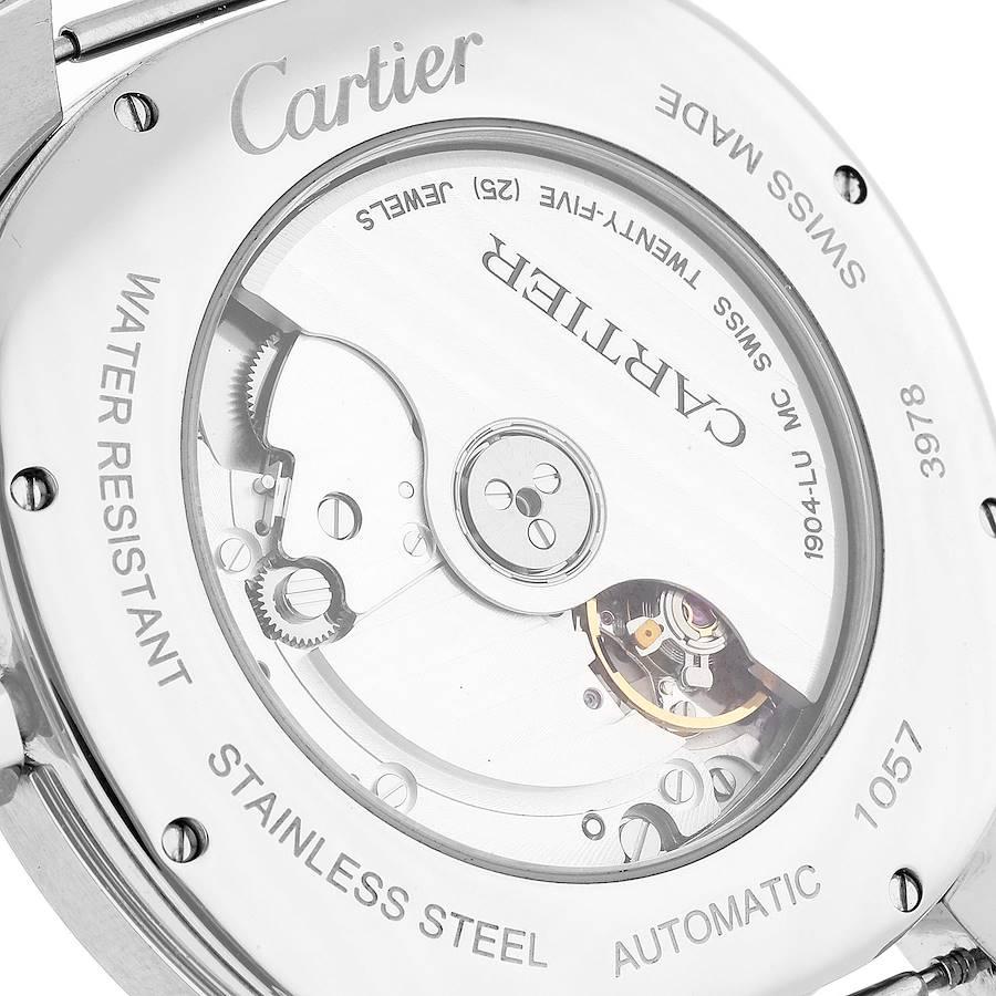 Cartier Drive de Cartier Silver Dial Moonphase Mens Watch WSNM0008 In Excellent Condition In Atlanta, GA