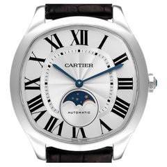 Cartier Drive de Cartier Silver Dial Moonphase Mens Watch WSNM0008