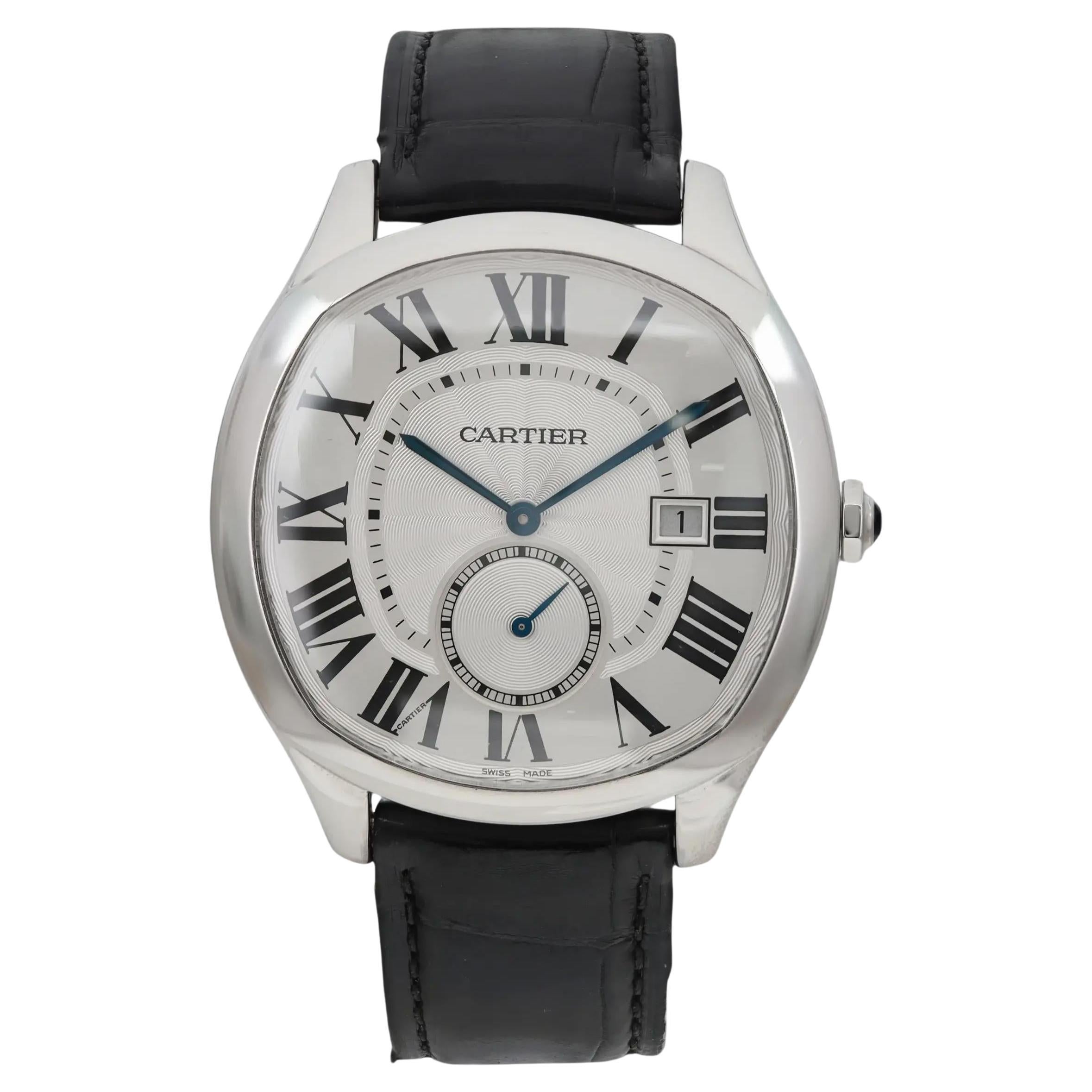 Cartier Drive de Cartier Steel Silver Dial Automatic Watch WSNM0004