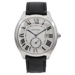 Cartier Montre Drive de Cartier en acier, cadran argenté, automatique WSNM0004