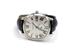 Cartier Drive De Cartier WSNM0004 Stainless Steel Leather Strap Men's Watch