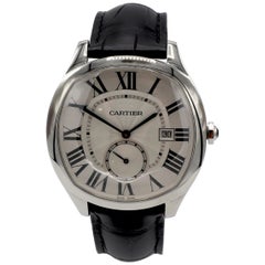 Cartier Drive De Cartier WSNM0004 Stainless Steel Leather Strap Men's Watch