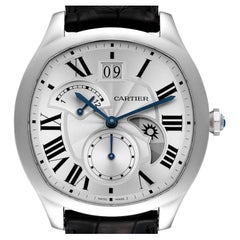 Cartier Drive Retrograde Chronograph Steel Mens Watch WSNM0005