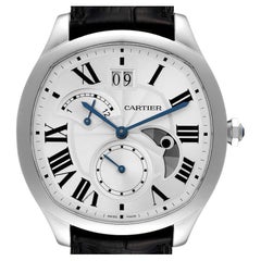 Cartier Drive Retrograde Large Day Night Indicator Mens Watch WSNM0005 Card