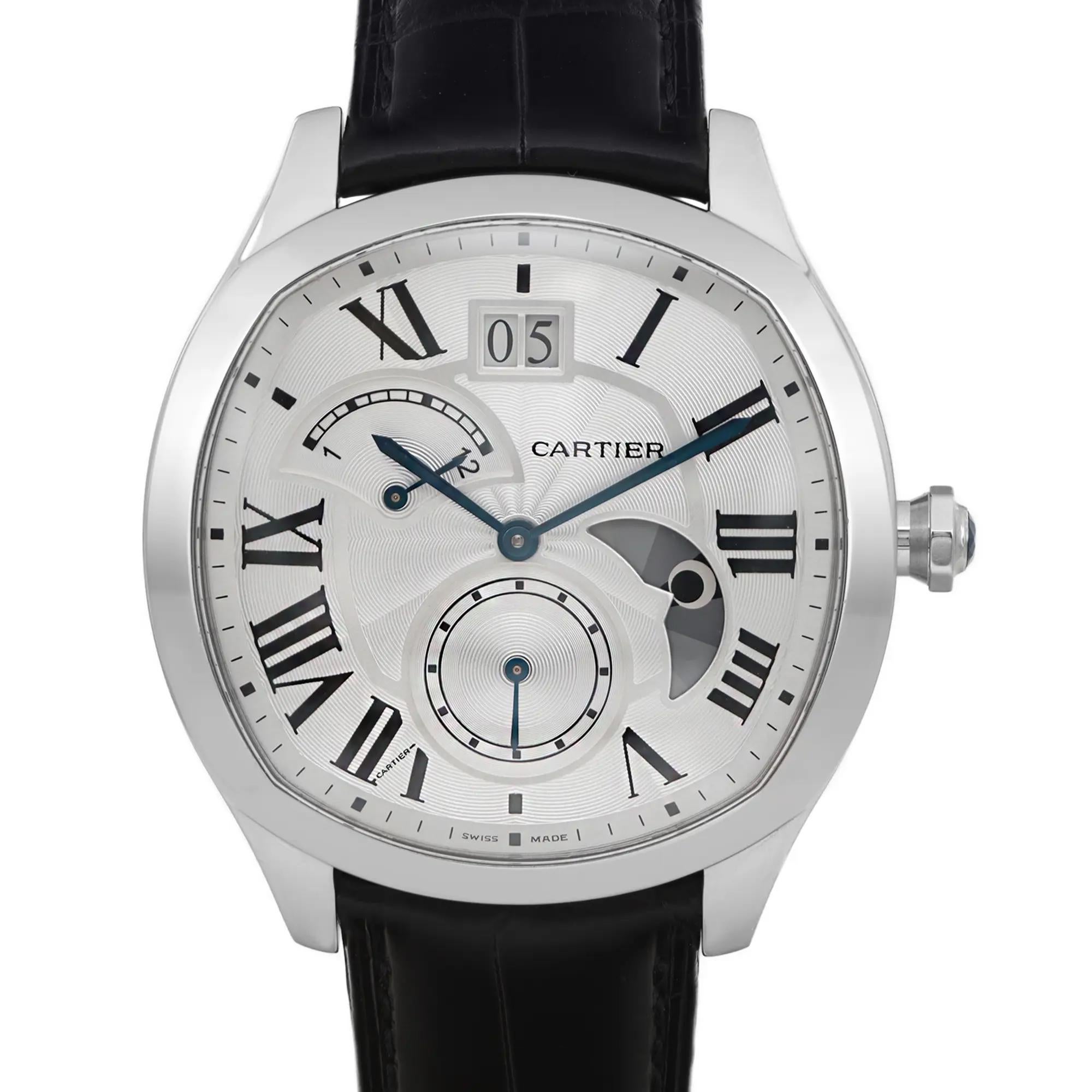 Pre-owned like new condition. Unworn band. It comes with an original box but no paper. 

General Information
Brand: Cartier
Model: Drive Retrograde
Model Number: WSNM0005
Type: Wristwatch
Department: Men
Country/Region of Manufacture:
