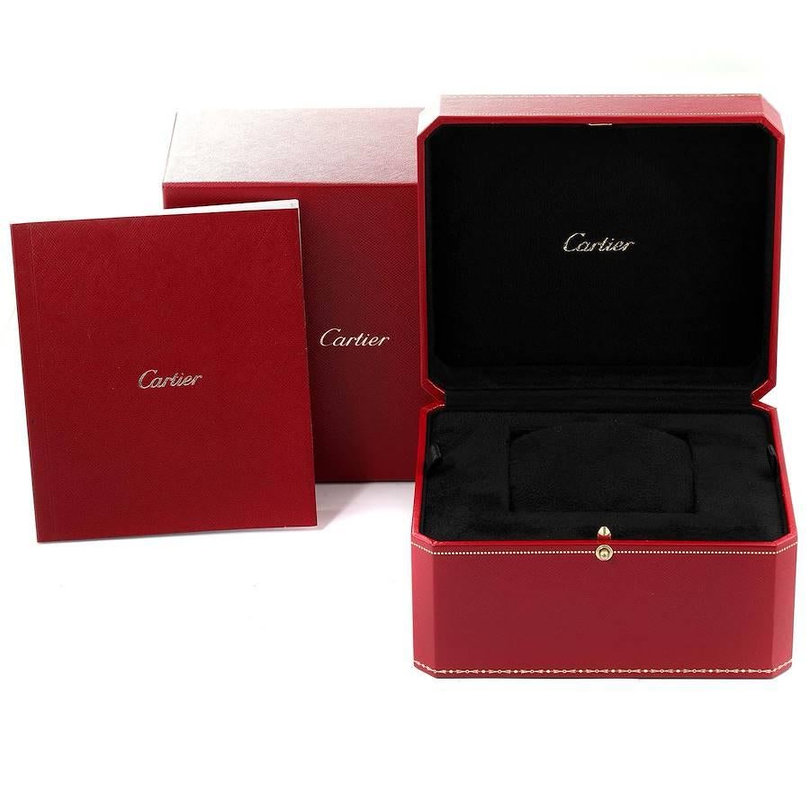 Cartier Drive Retrograde Rose Gold Chronograph Mens Watch WGNM0005 Box Papers 2
