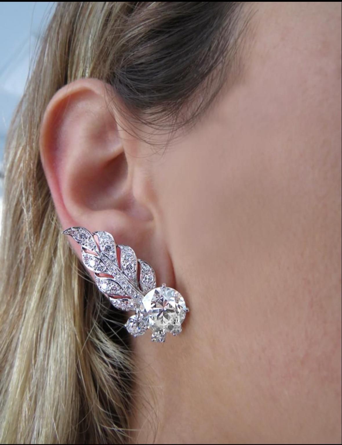 Cartier Ohr-Climber-Diamant-Ohrringe im Zustand „Hervorragend“ im Angebot in New York, NY