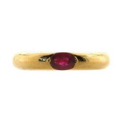 Cartier Eclipse Ring 18K Yellow Gold and Ruby