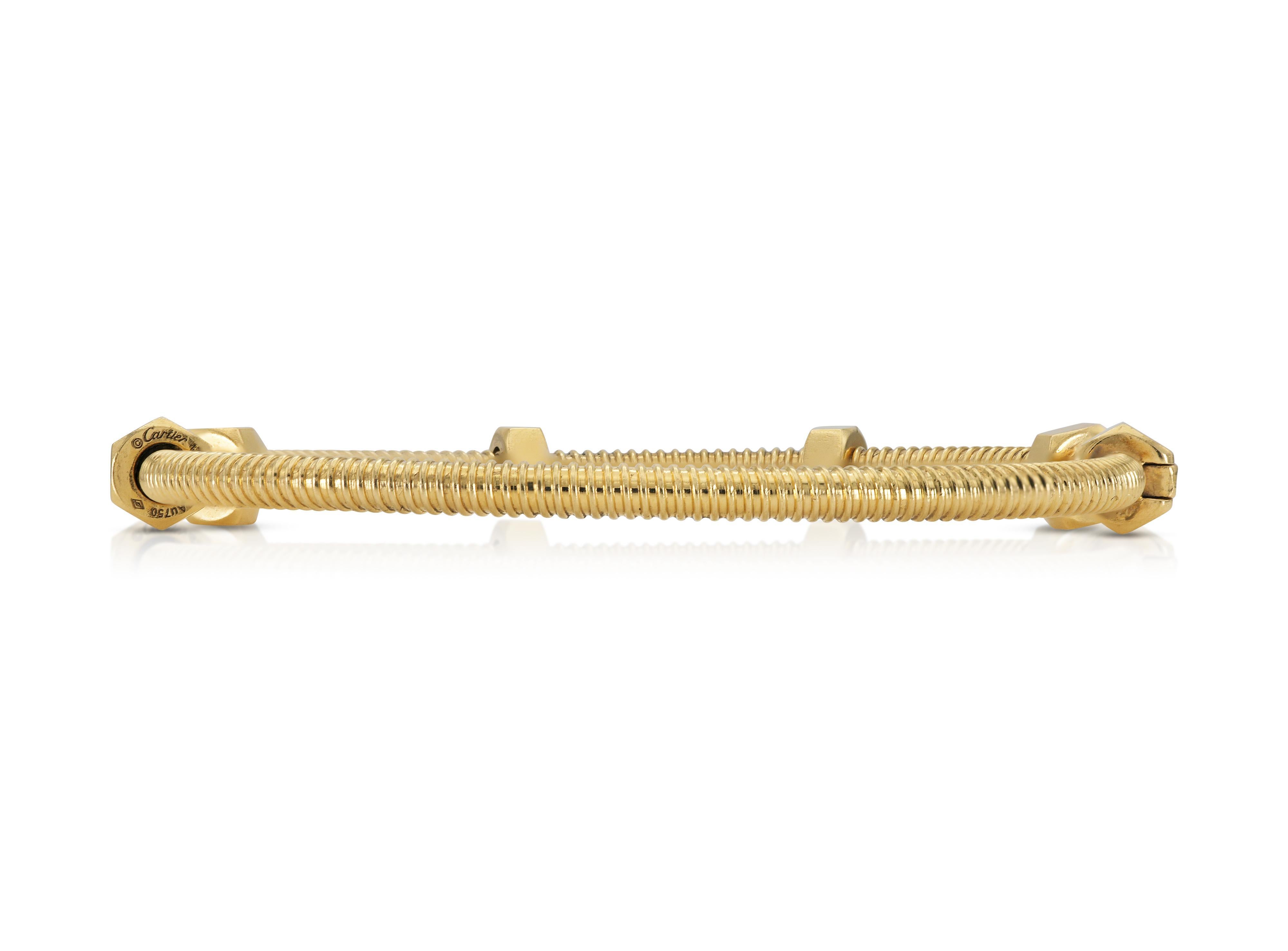 Bracelet Ecrou de Cartier Bon état - En vente à New York, NY