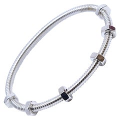 Cartier Ecrou-Armband aus 18 Karat Weißgold