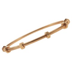 Cartier Écrou de Cartier, bracelet en or rose 18 carats, taille 20, avec coffret et papiers