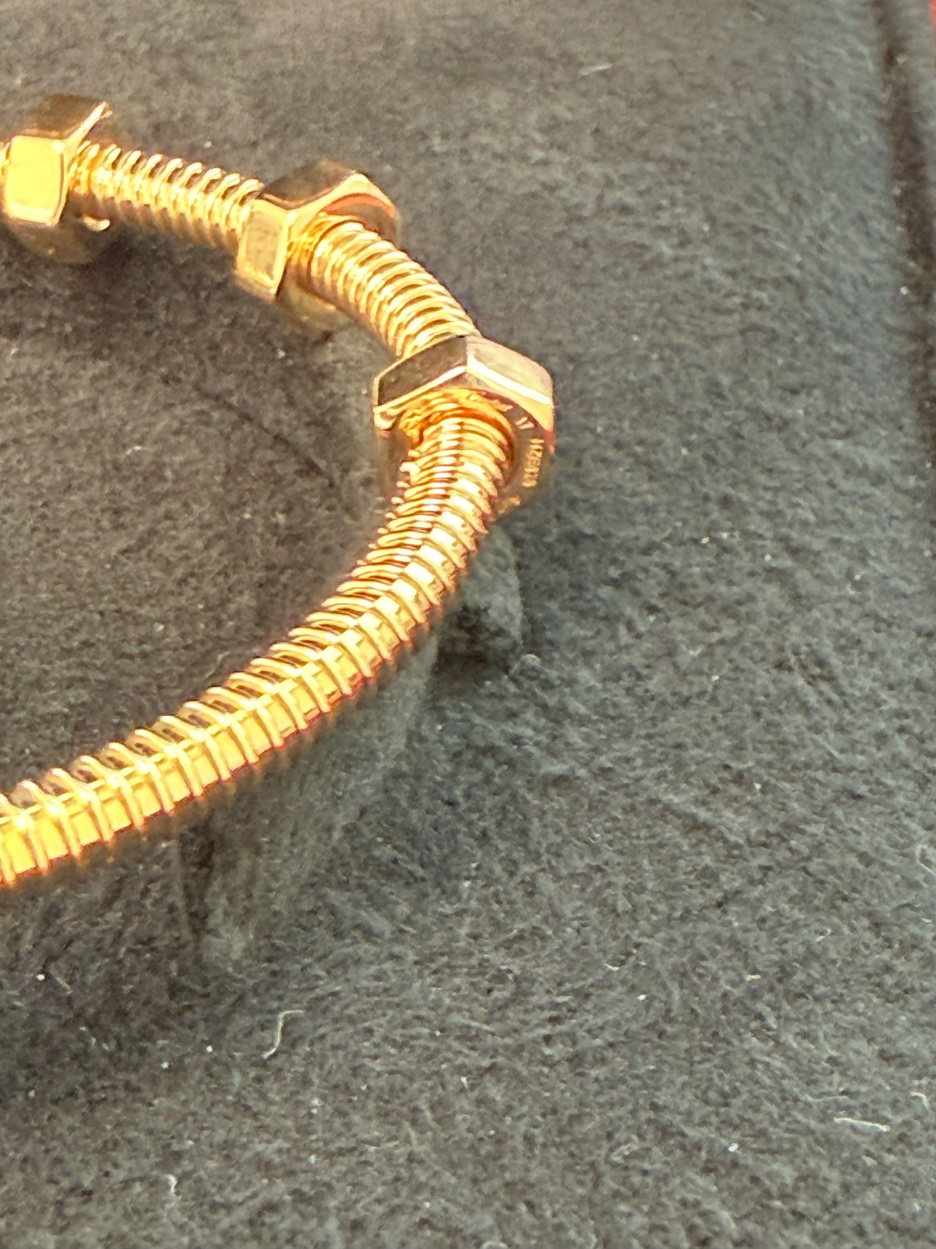 Cartier Ecrou De Cartier Pulsera Oro Rosa 18K Talla 17 Banlge en venta 6