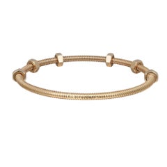 Cartier Ecrou De Cartier Bracelet 18K Yellow Gold Size 18