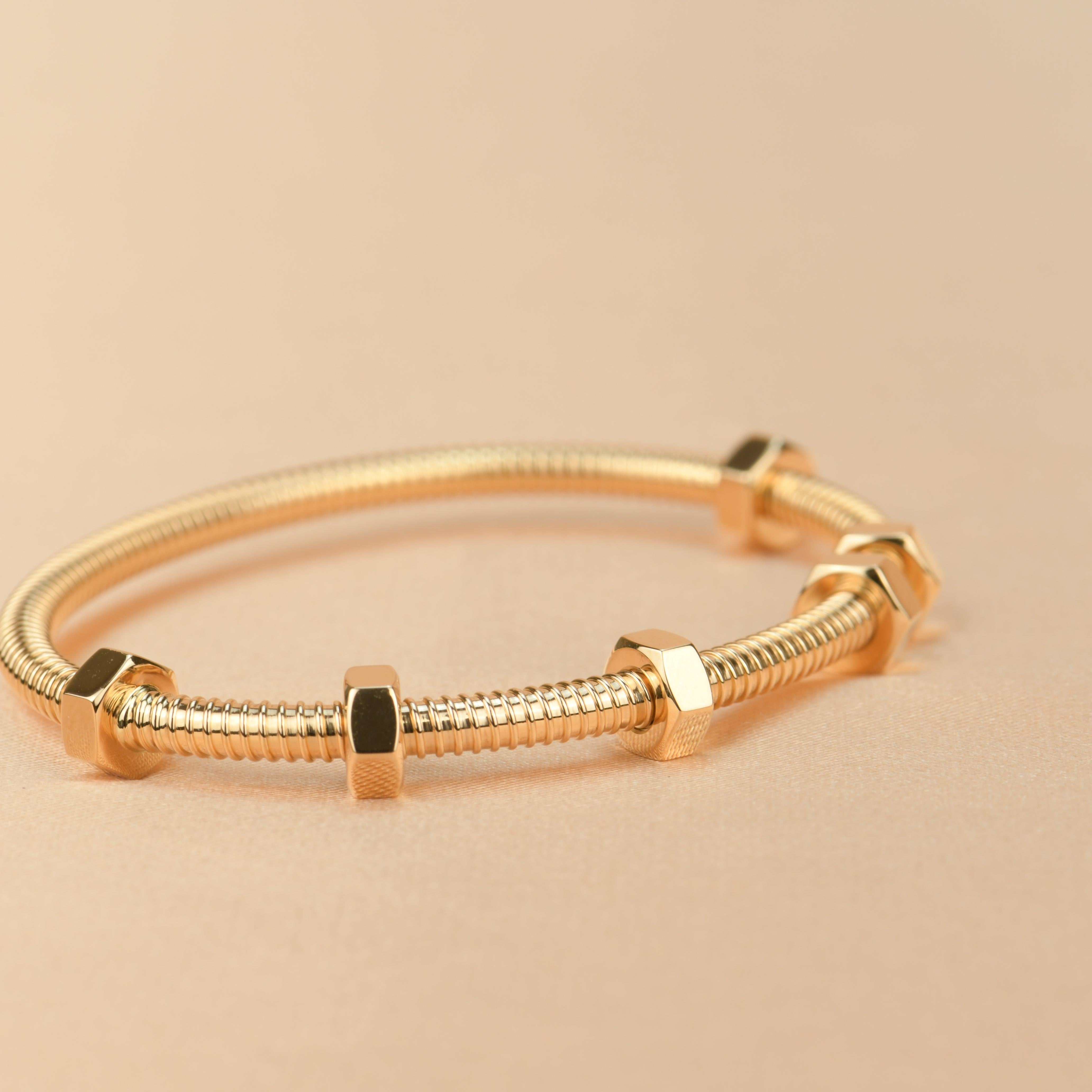 Cartier Ecrou De Cartier Bracelet in Rose Gold 3