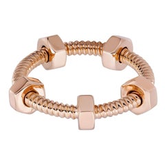 Cartier Ecrou de Cartier Ring in 18K Rose Gold Size 54