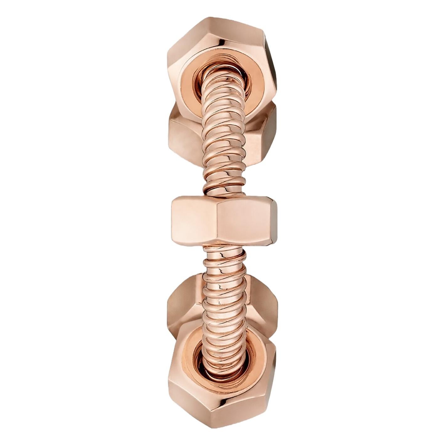 De las mujeres Anillo Cartier Ecrou de Cartier de oro rosa de 18 quilates talla 54 en venta