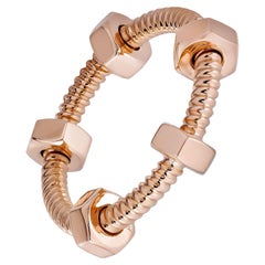 Cartier Ecrou de Cartier Ring in 18K Rose Gold Size 54