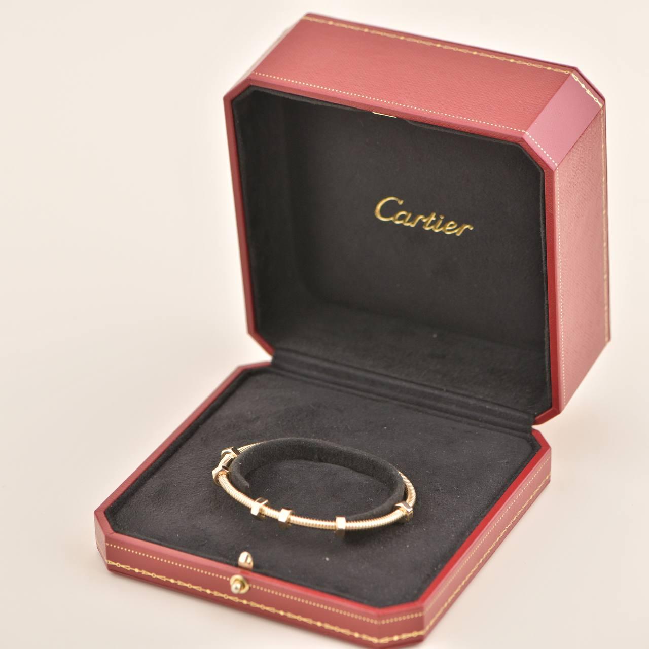 Cartier Ecrou De Cartier Rose Gold Bracelet 3