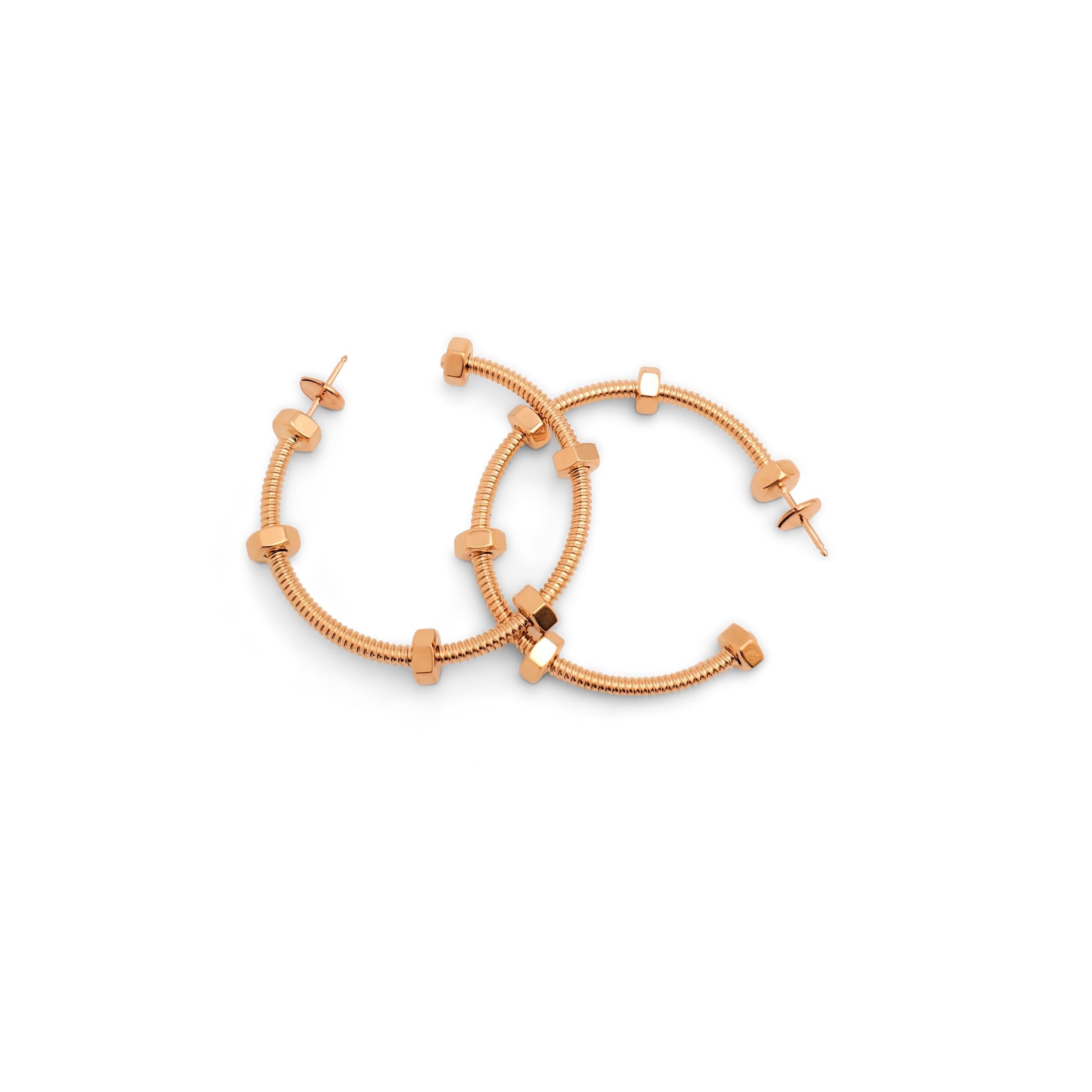 Cartier 'Ecrou de Cartier' Roségold-Ohrringe 1