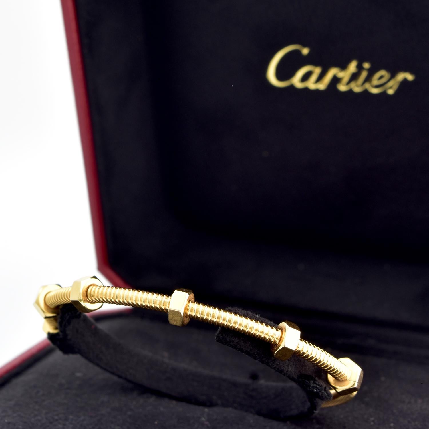 Cartier Ecrou Yellow Gold In Excellent Condition In Miami, FL