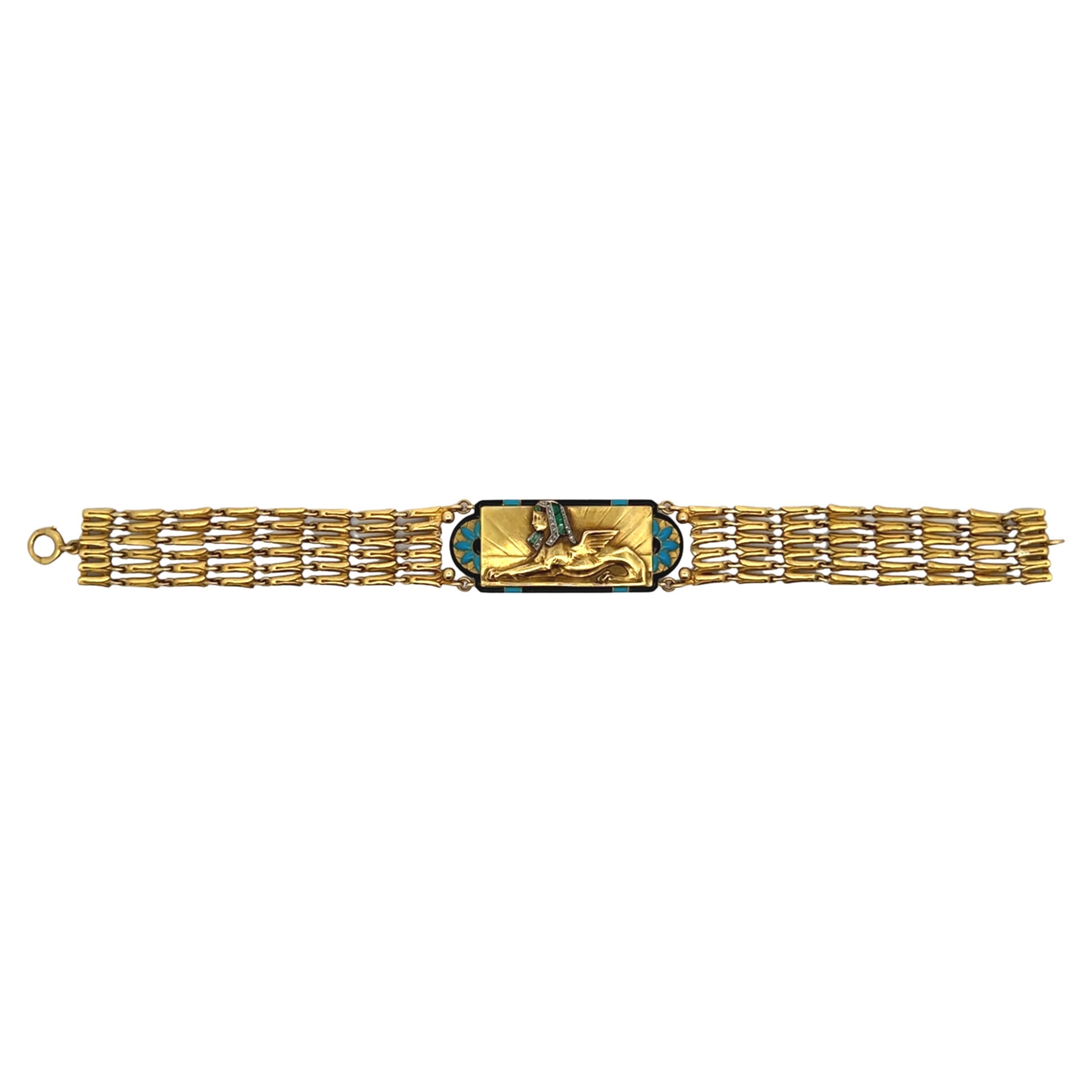 Cartier Egyptian Revival Bracelet