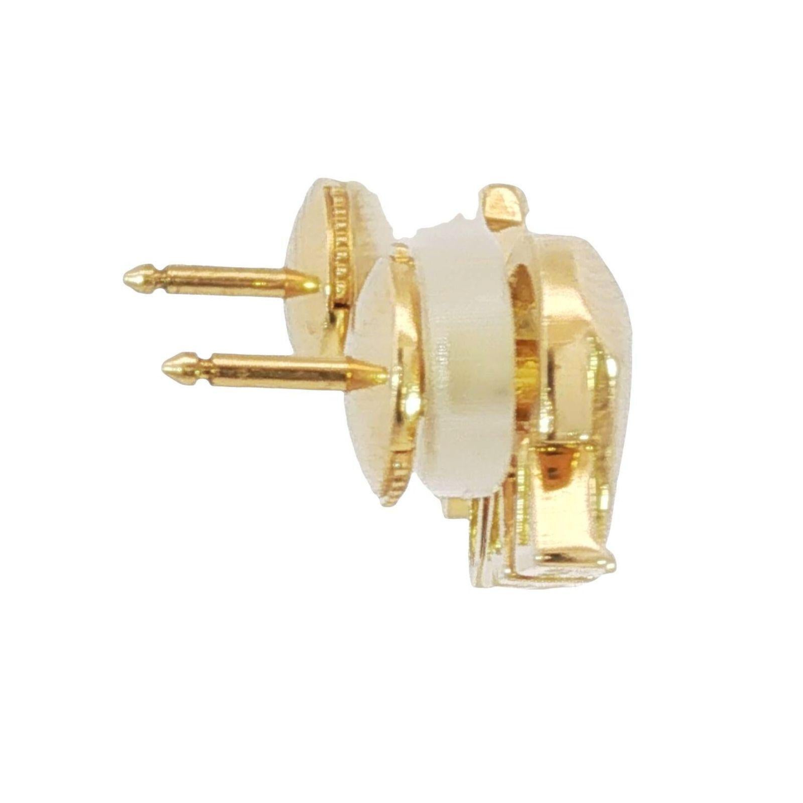 Boucles d'oreilles éléphant Cartier Oeil d'émeraude Or jaune 18K en vente 4