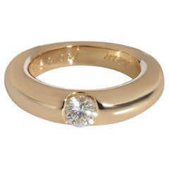 Cartier Ellipse Diamond Ring in 18K Yellow Gold 0.48 CTW