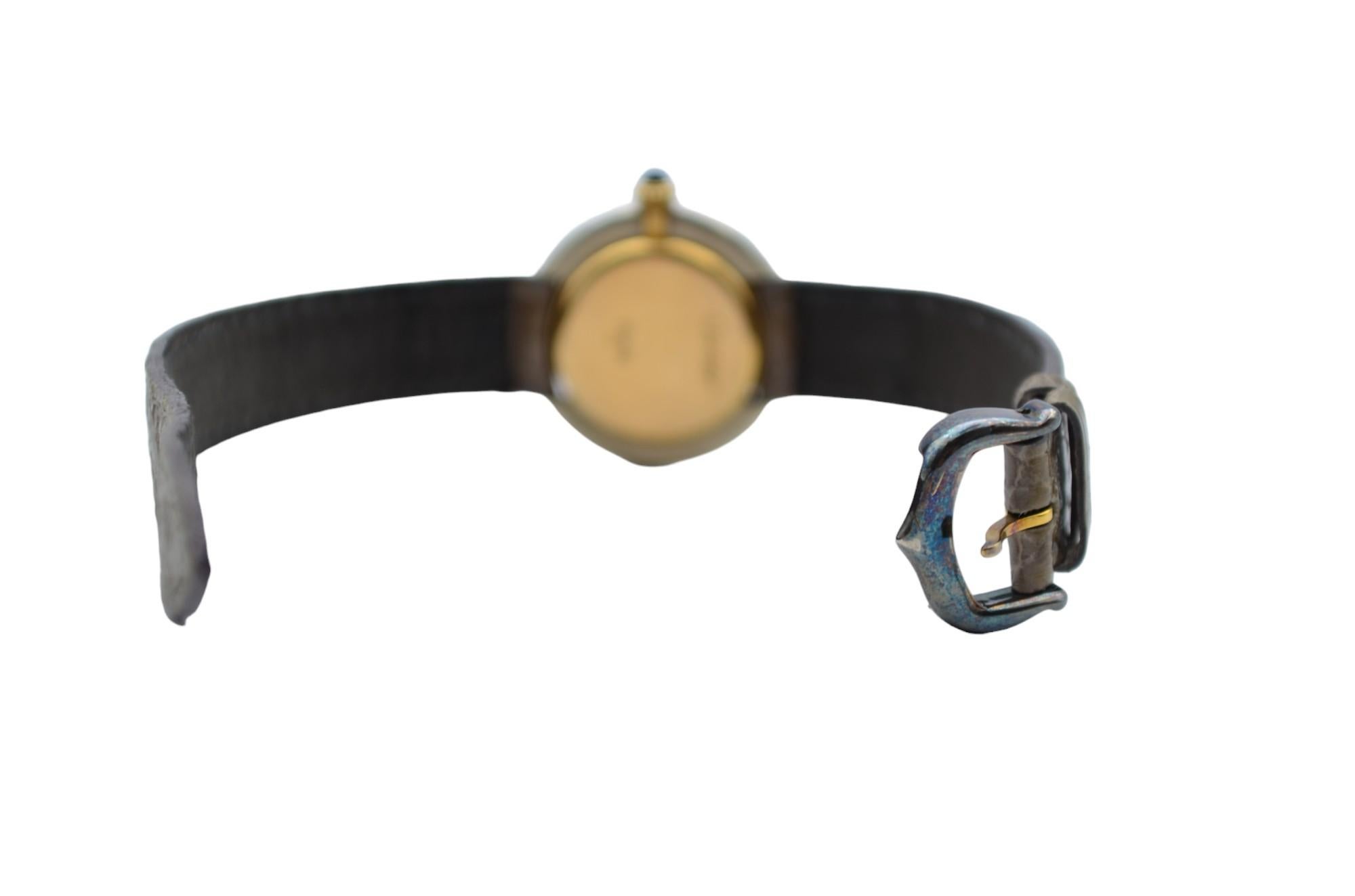 Cartier Ellipse Gondole Lady Vendome 26mm White Roman Dial Ref 67113 5