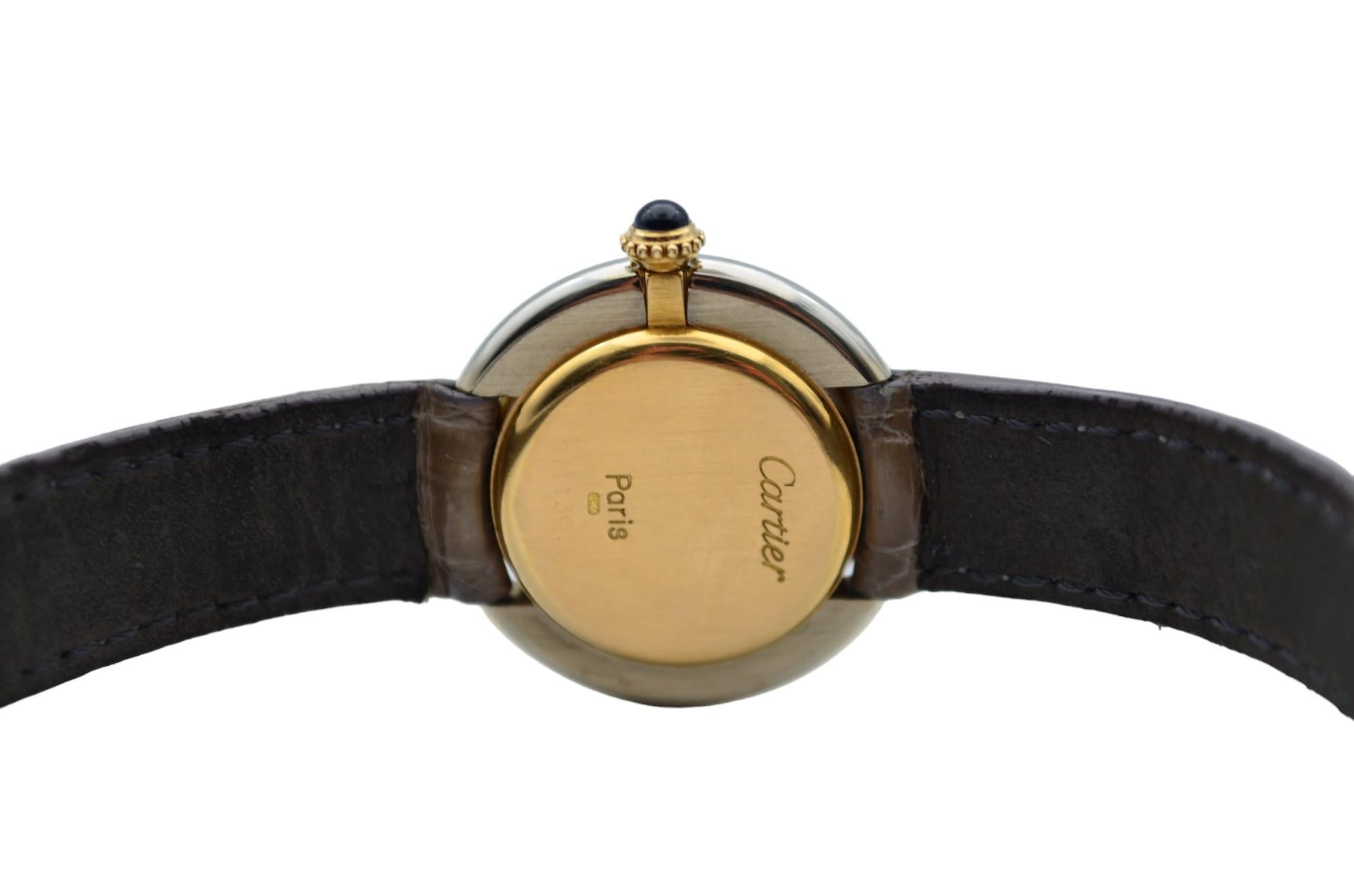 Cartier Ellipse Gondole Lady Vendome 26mm White Roman Dial Ref 67113 6