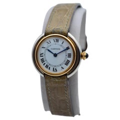 Cartier Ellipsen Gondole Lady Vendome 26mm Weißes römisches Zifferblatt Ref 67113