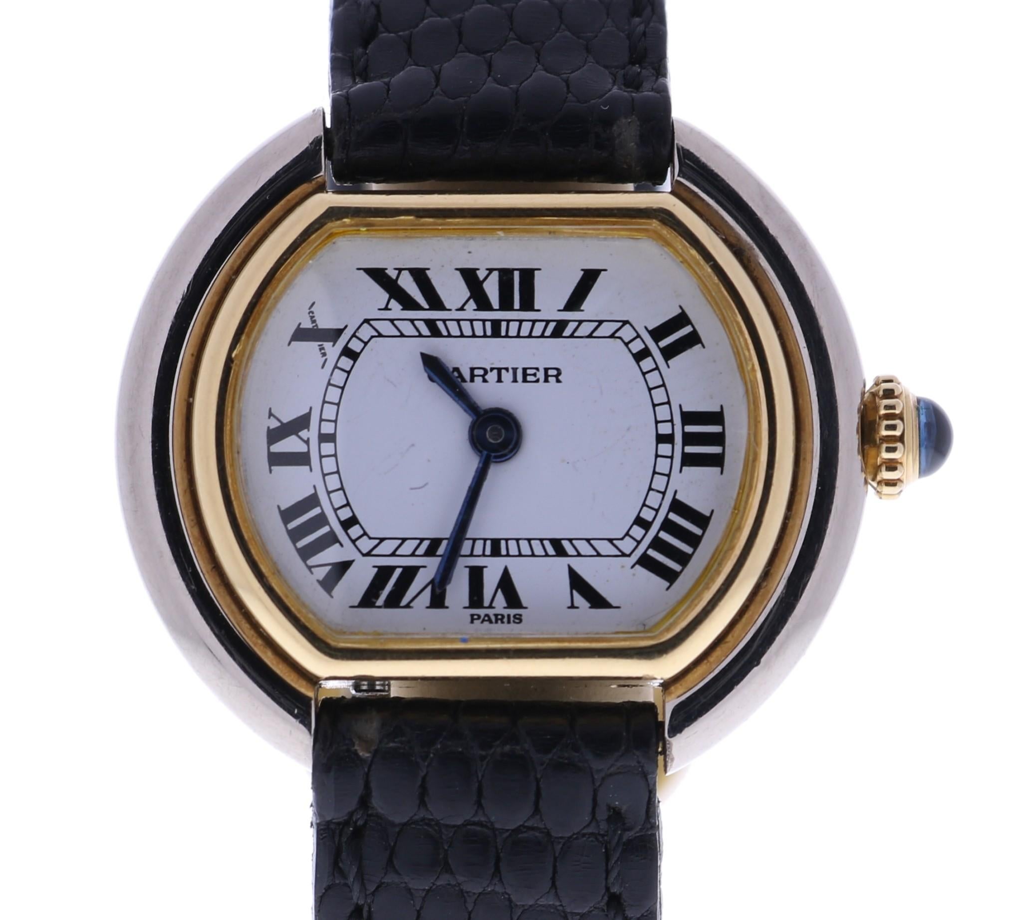 Cartier Ellipse Ladies Watch Certified Pre-Owned For Sale