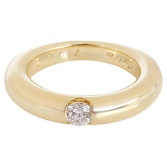 Cartier Ellipses Diamond Solitaire Ring in 18kt Yellow Gold G-H VS 0.25 CTW