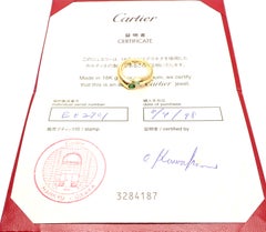 Cartier Emerald Ellipse Deux Tetes Croisees Yellow Gold Bypass Ring