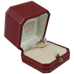 Cartier Engagement Ring Ballerina Platinium Ring with Diamonds