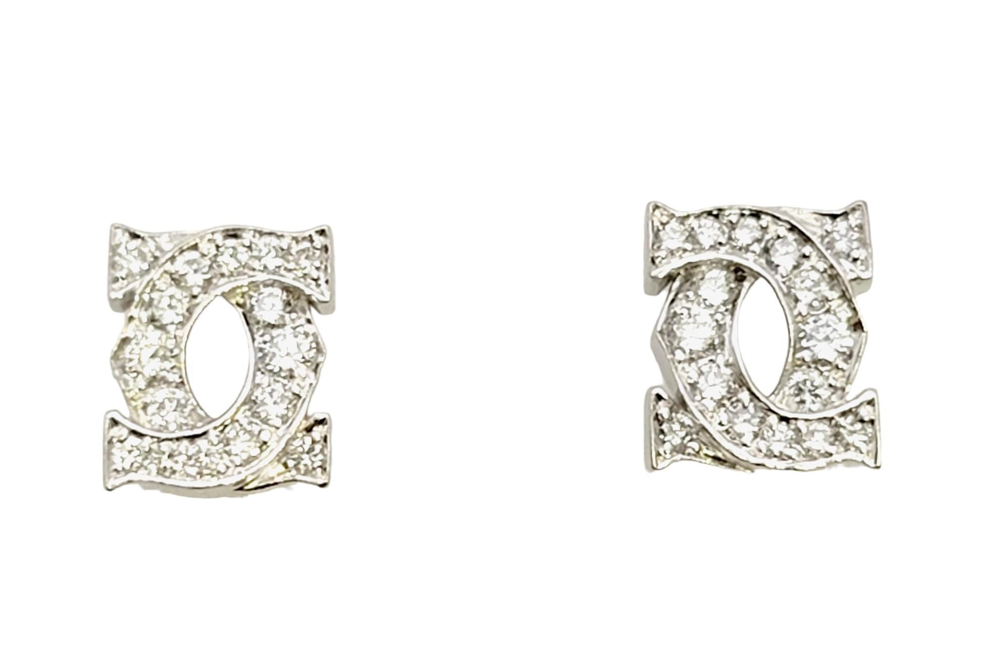 The perfect everyday stud earrings with a just a hint of shimmering sparkle. Cartier is a French high-end luxury goods company that designs, manufactures, distributes, and sells jewelry, leather goods, and watches. It was founded by Louis-François