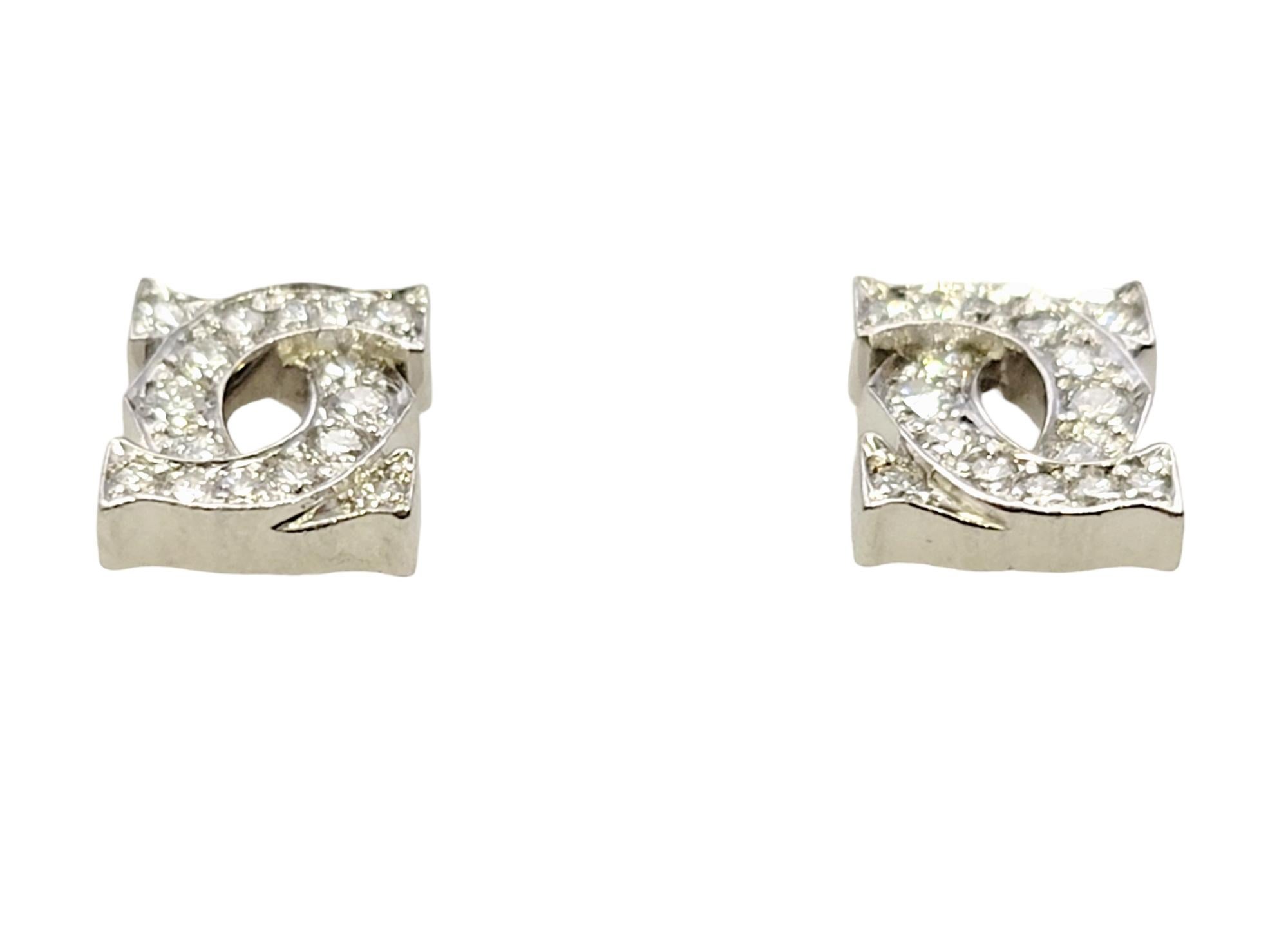 cartier diamond studs