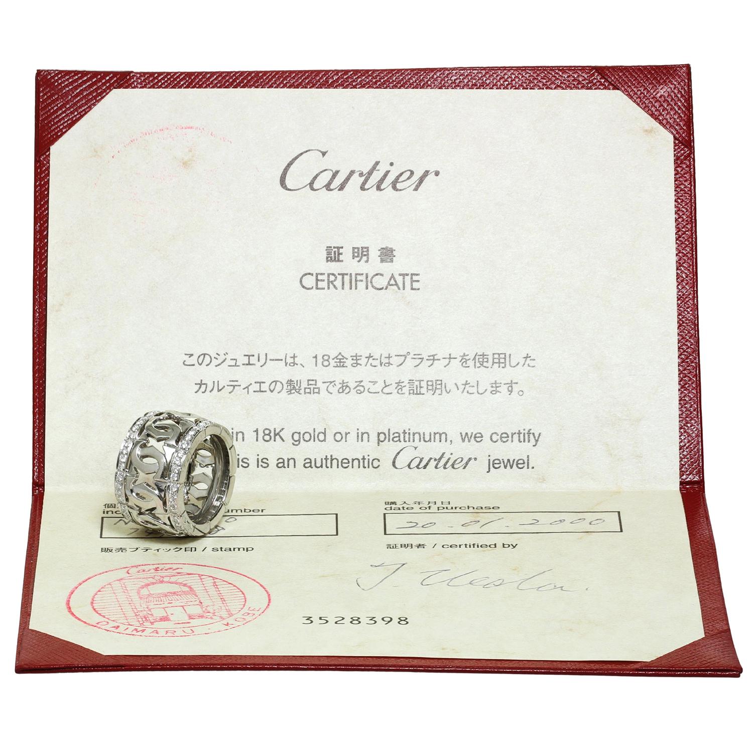 cartier double ring box