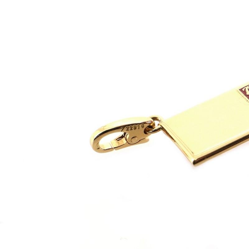 Cartier Envelope Pendant Necklace 18k Yellow Gold In Good Condition In New York, NY