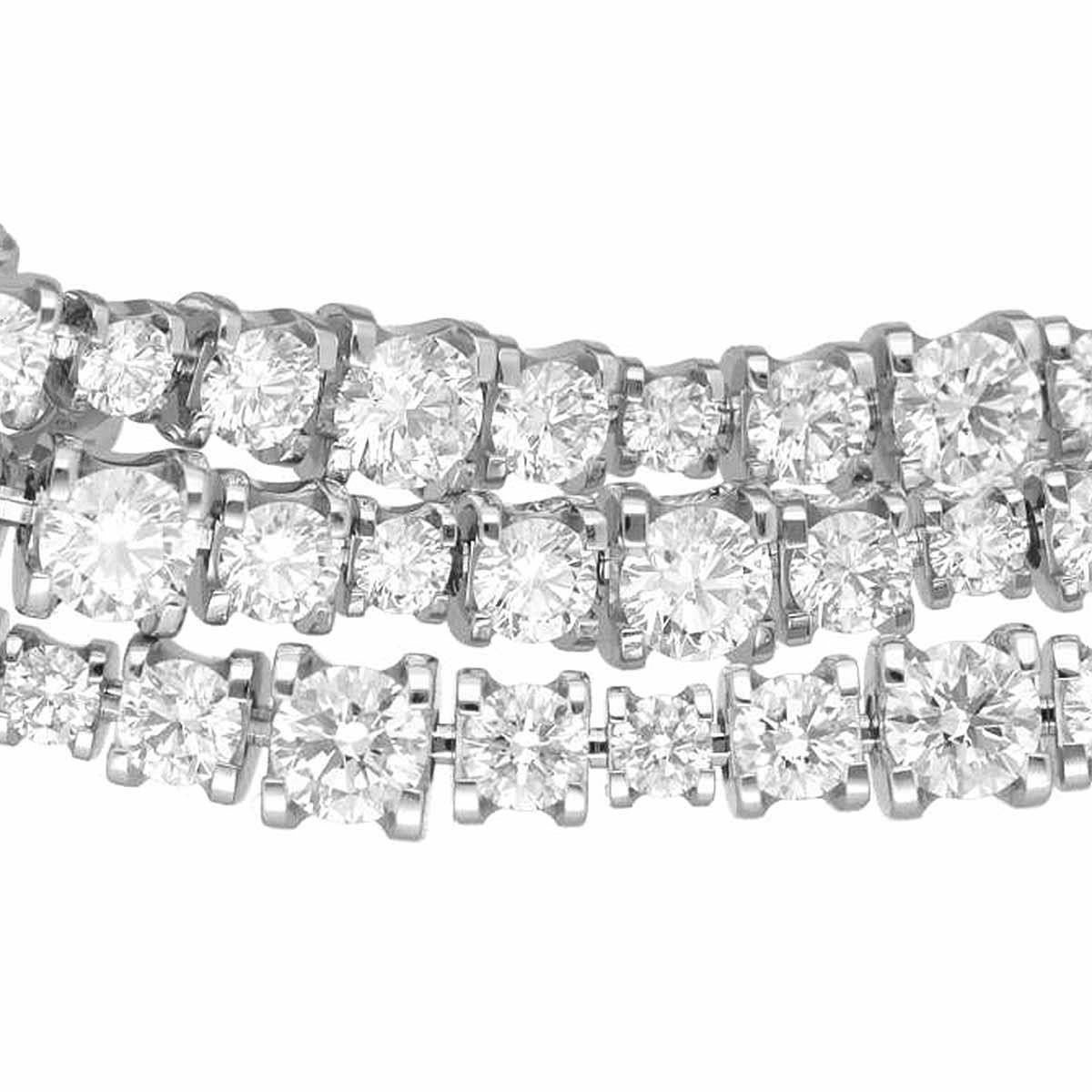 Cartier Essential Line Diamant-Ohrringe (86 Pieces 6,64ct) K18 Weißgold 2