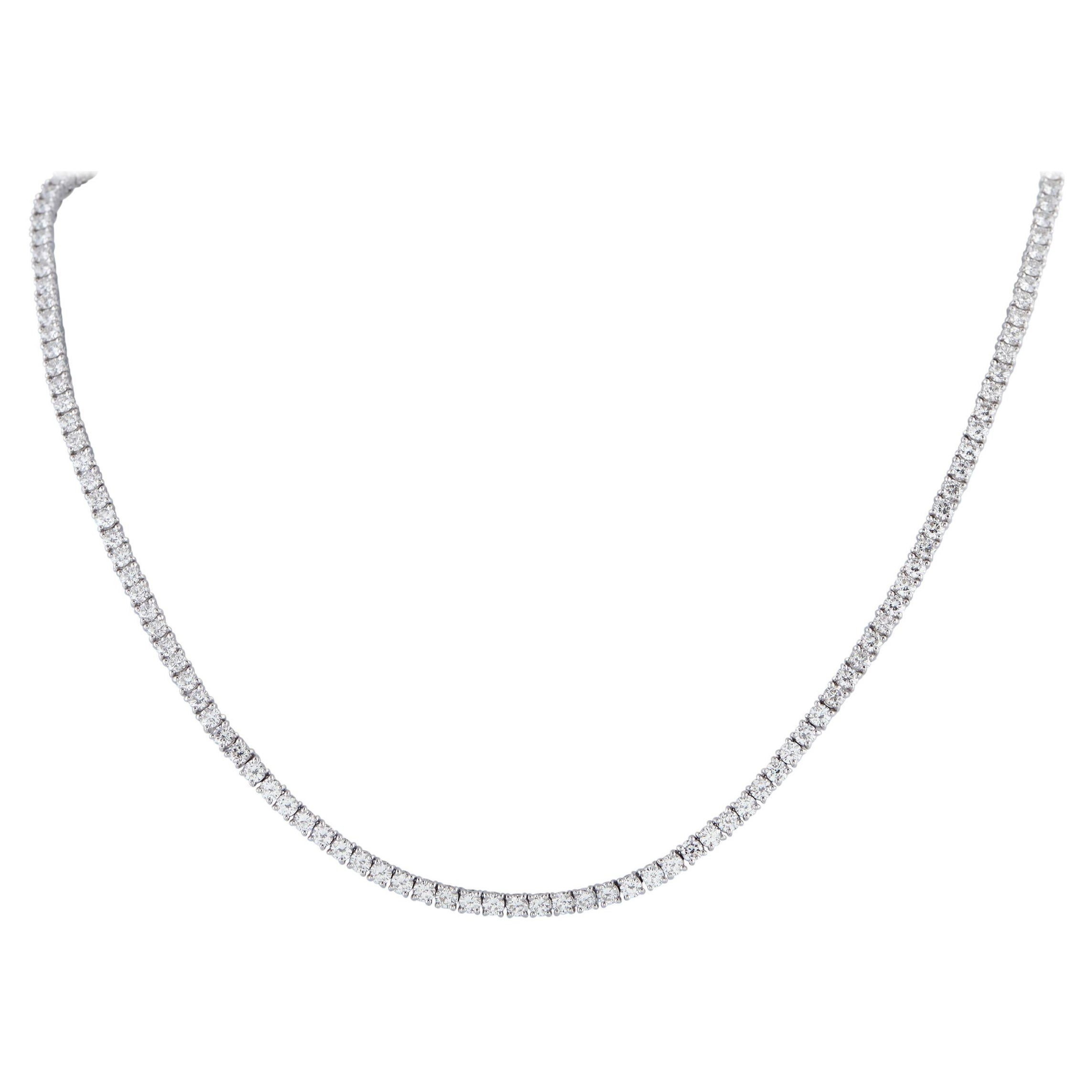 Cartier Essential Lines Collar de diamantes de oro blanco de 18 quilates 10,09 ct CA08-122225