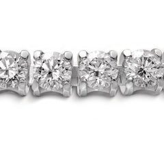 Cartier "Essential Lines" Diamond Tennis Bracelet Set in Platinum