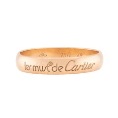 CARTIER Estate 18k "Le Must de Cartier" Band