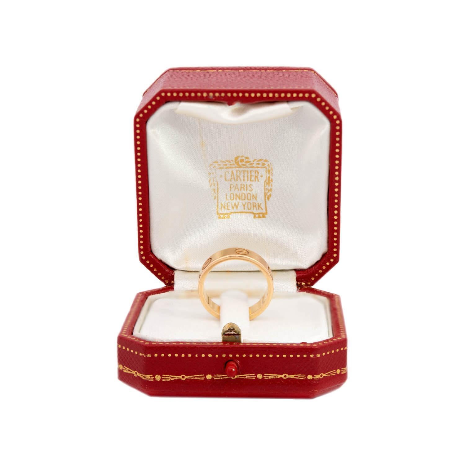 CARTIER Estate Bague d'amour 18k en vente 1