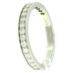 Cartier Eternity Platinum Diamond Band size 50